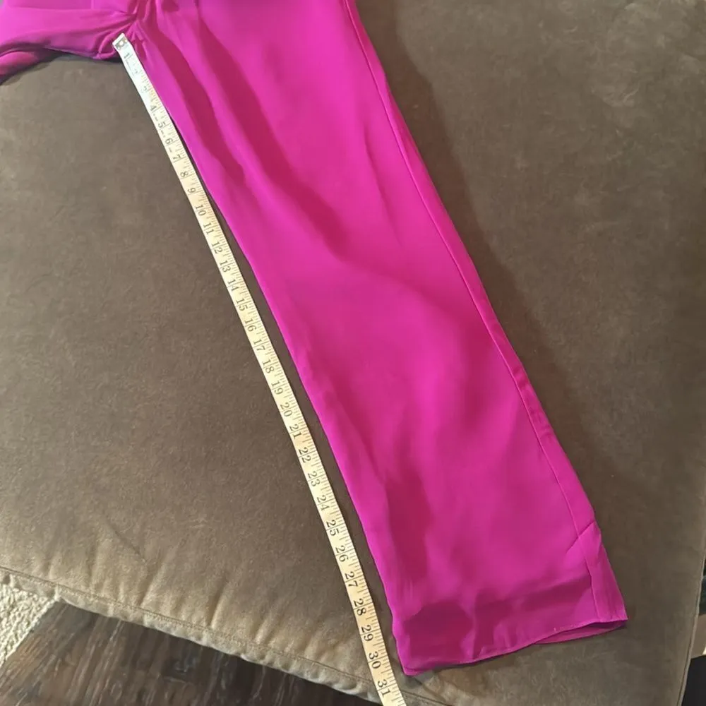 Women’s Chiffon 3 Piece Party Formal Mother of the Bride Pants Suit Size 6 NWOT Purple - Image 12