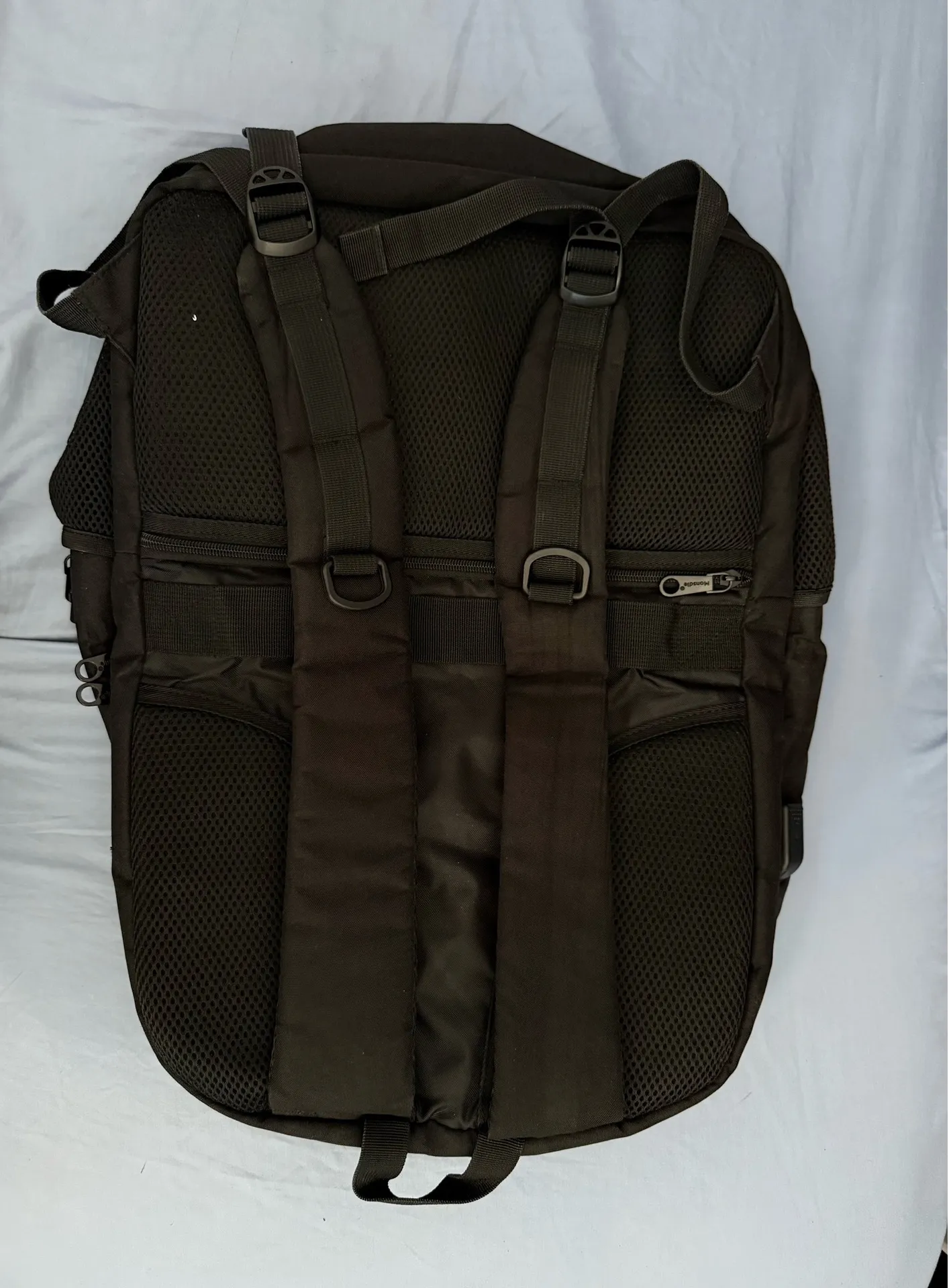 Black Men Women Travel Laptop Backpack - Image 7