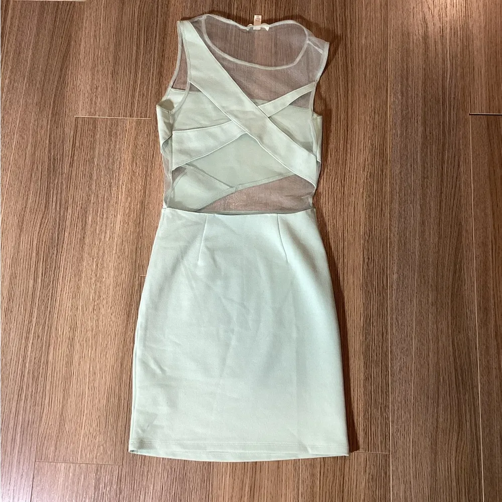 SILENCE + NOISE Mint Green Backless Mini Dress – Women’s XS‎ - Image 7