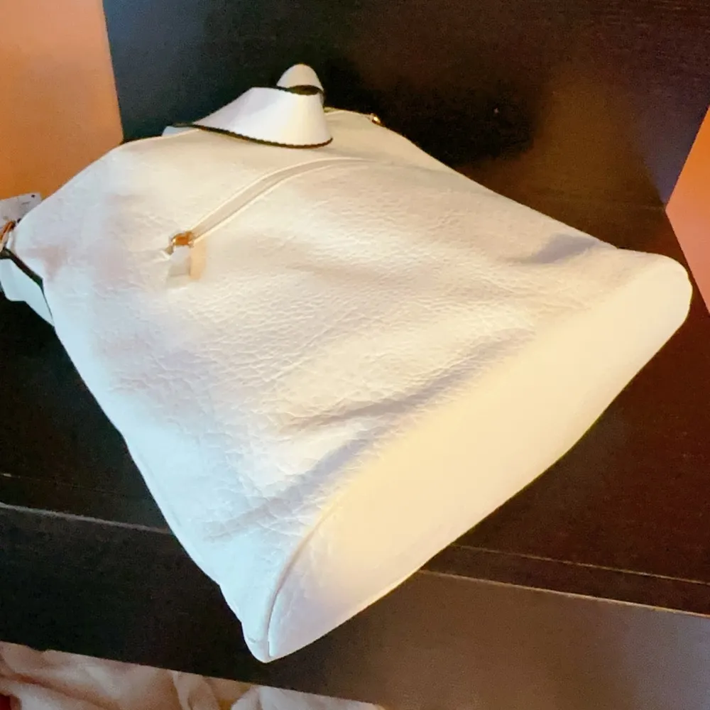 E handbags adjustable shoulder crossbody strap outside zipper pocket tassel zip - Image 4