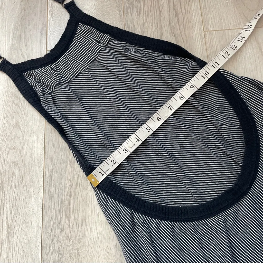 Diesel Halter Dress striped low back mini womens Navy Blue (large) streetwear - Image 6