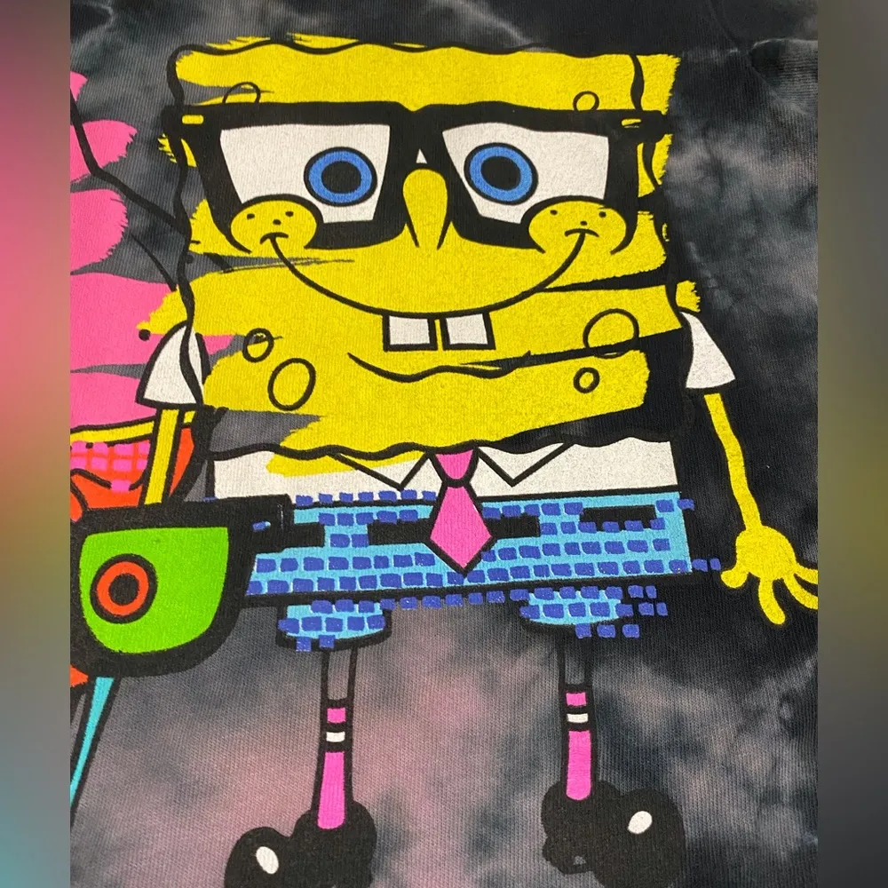 Nickelodeon Spongebob & Patrick Tie-Dye T-Shirt - Image 3