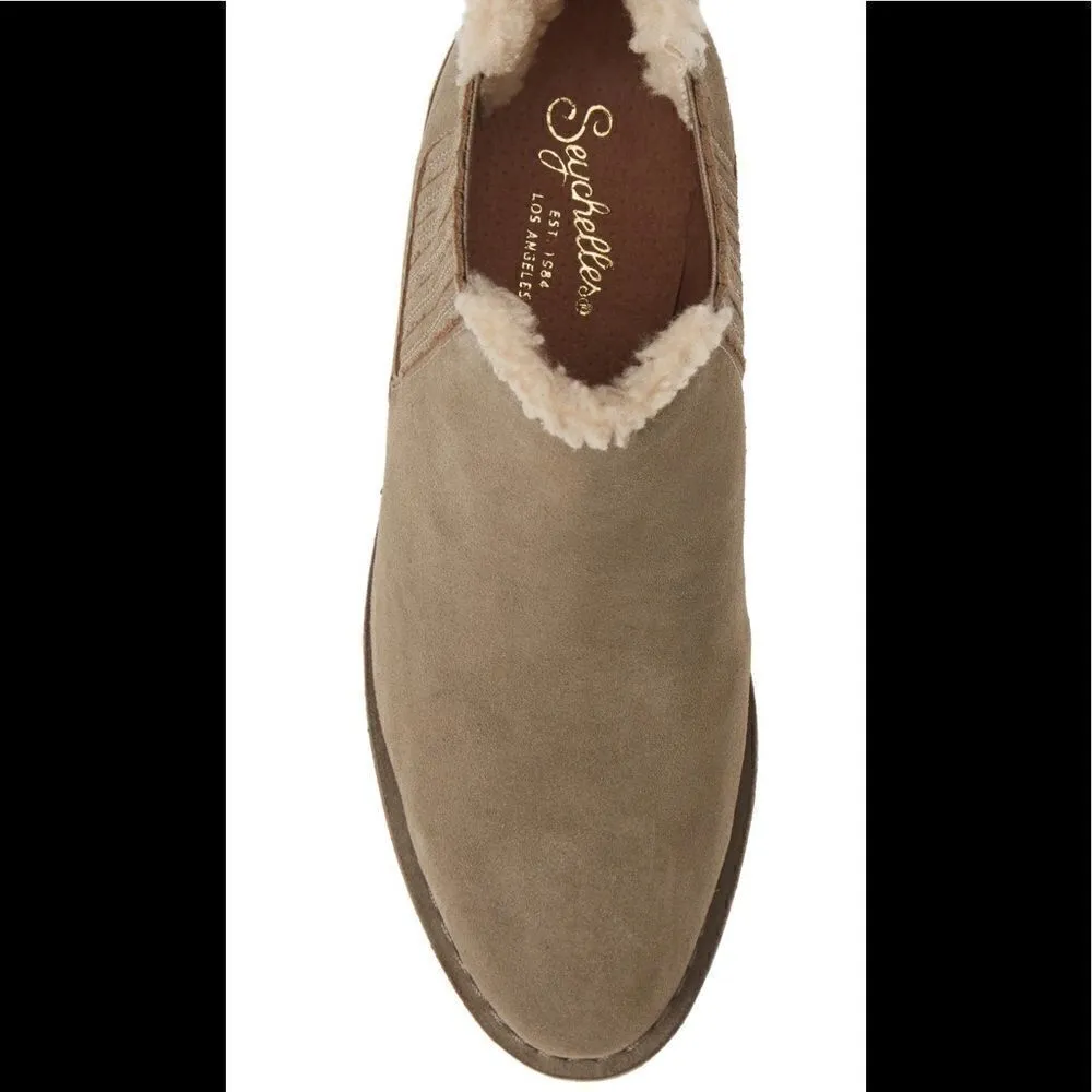 SEYCHELLES Pool Cozy Suede Fur Bootie, Ankle Bootie, Tan/Brown, Size 10, NWT - Image 15
