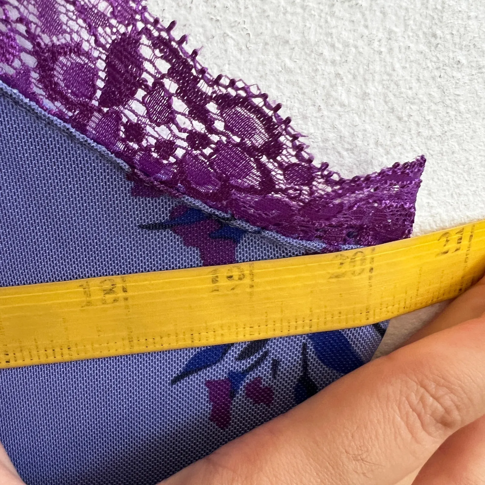 Purple Floral Lace Babydoll Dress Sheer Mesh Y2K 2000s Fairy Grunge Coquette XXL - Image 6