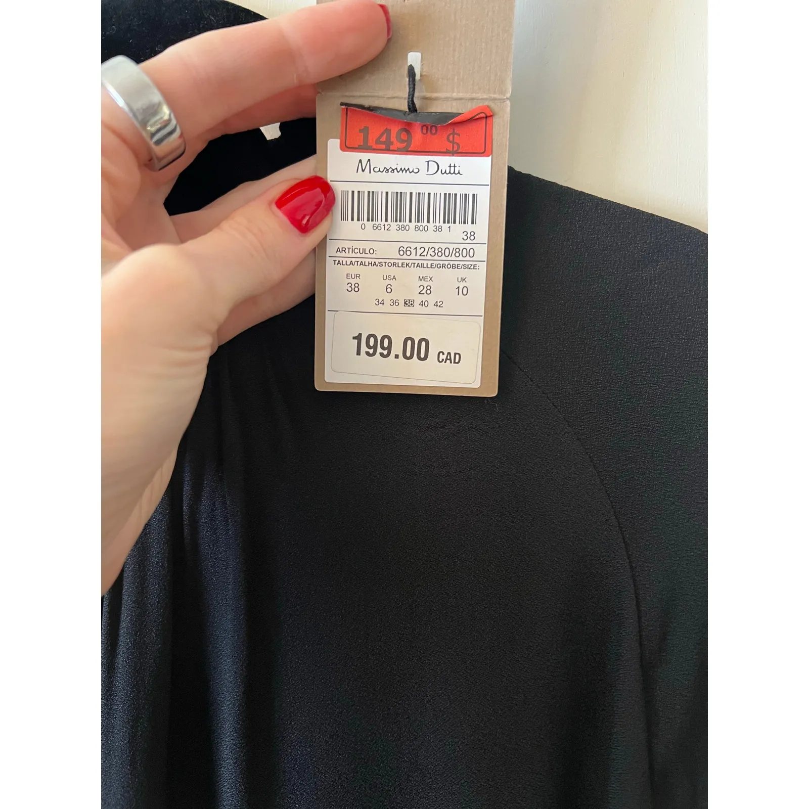 Massimo Dutti Mock-Neck Dress - Image 4