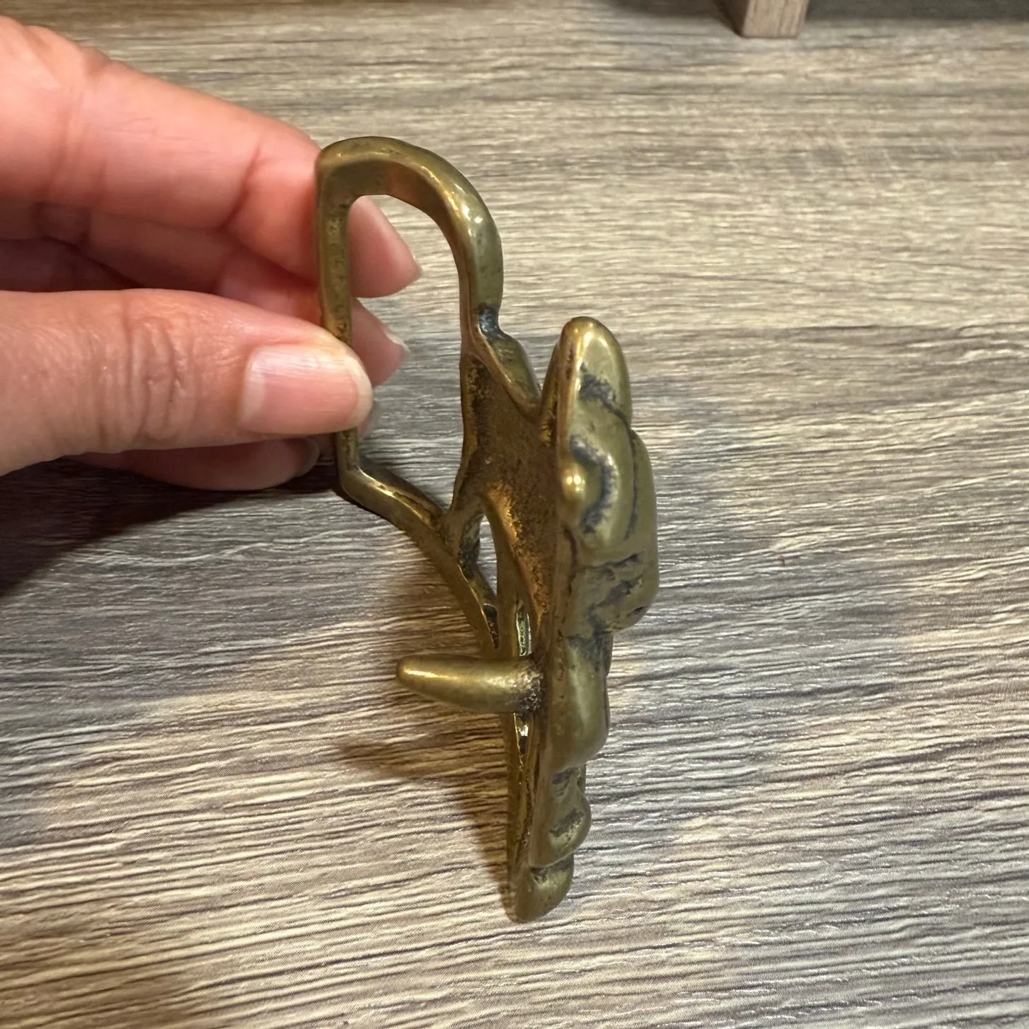 Trinity Buckle Co. Solid Brass Vintage Horse Stallion Belt Buckle Gold - Image 6