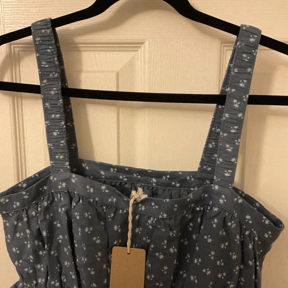 Upwest Cotton Linen Tank size small nwt Blue - Image 3