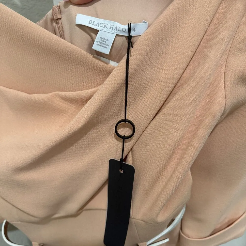 Jackie O 3/4 Sleeve Sheath Dress NEW Fresco Size 4 - Image 3