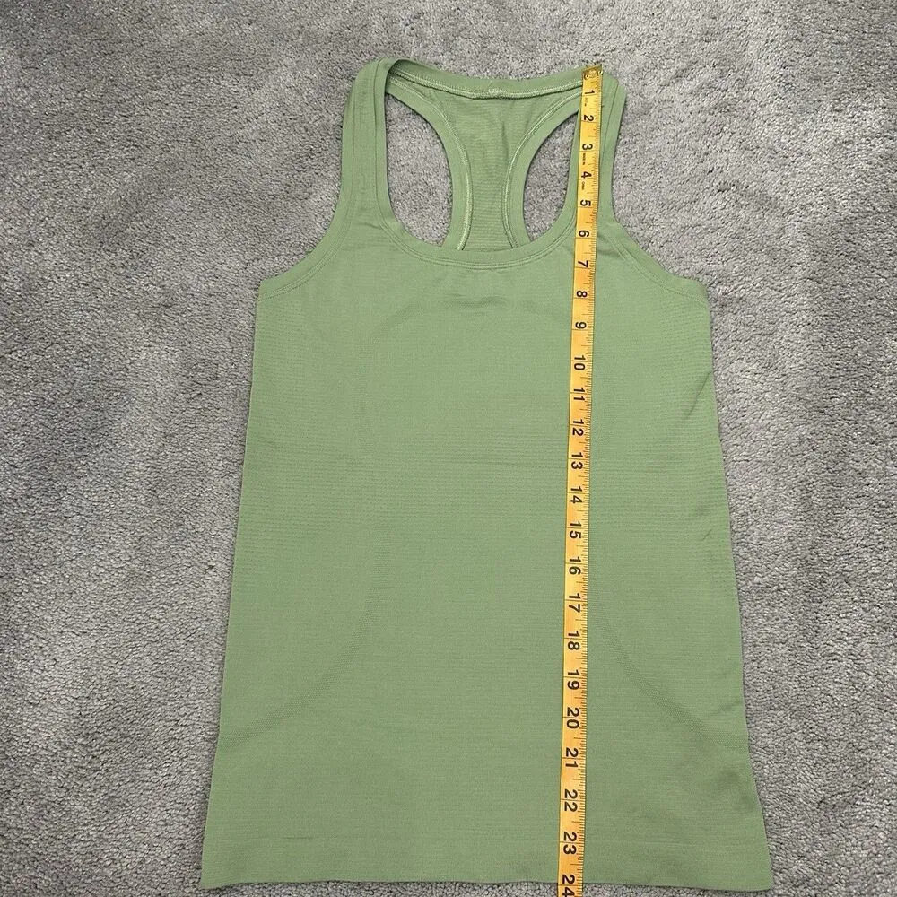 Lululemon Swiftly Tech Racerback 2.0 Tank Top 4 Vista Green Gym Running Workout - Image 6