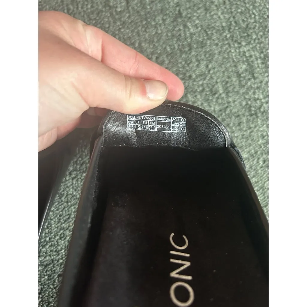 Vionic Black Slip On Mules - Image 9