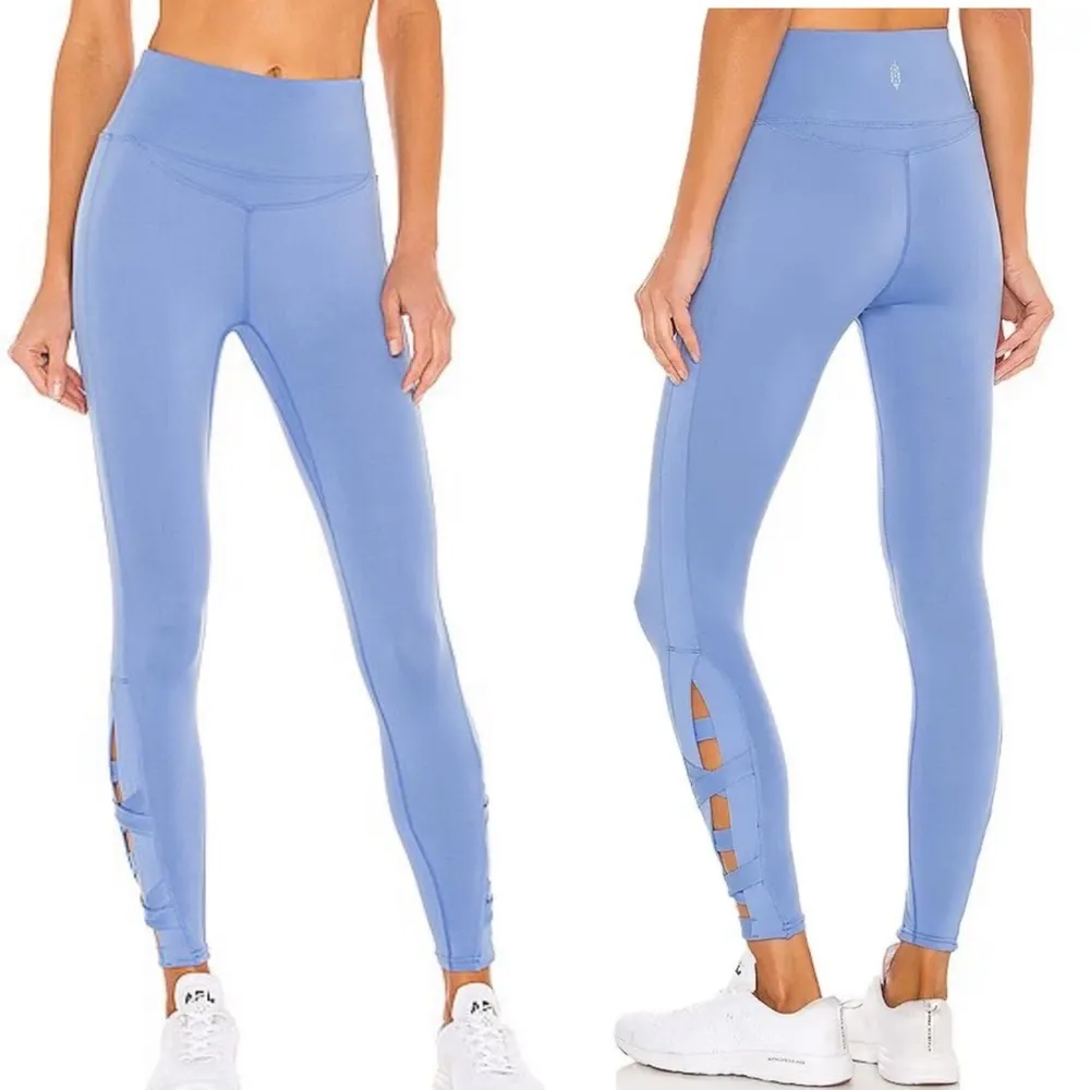 Free People Movement Very Prairie High Rise Leggings: Corsican Sea Light Blue - Image 11
