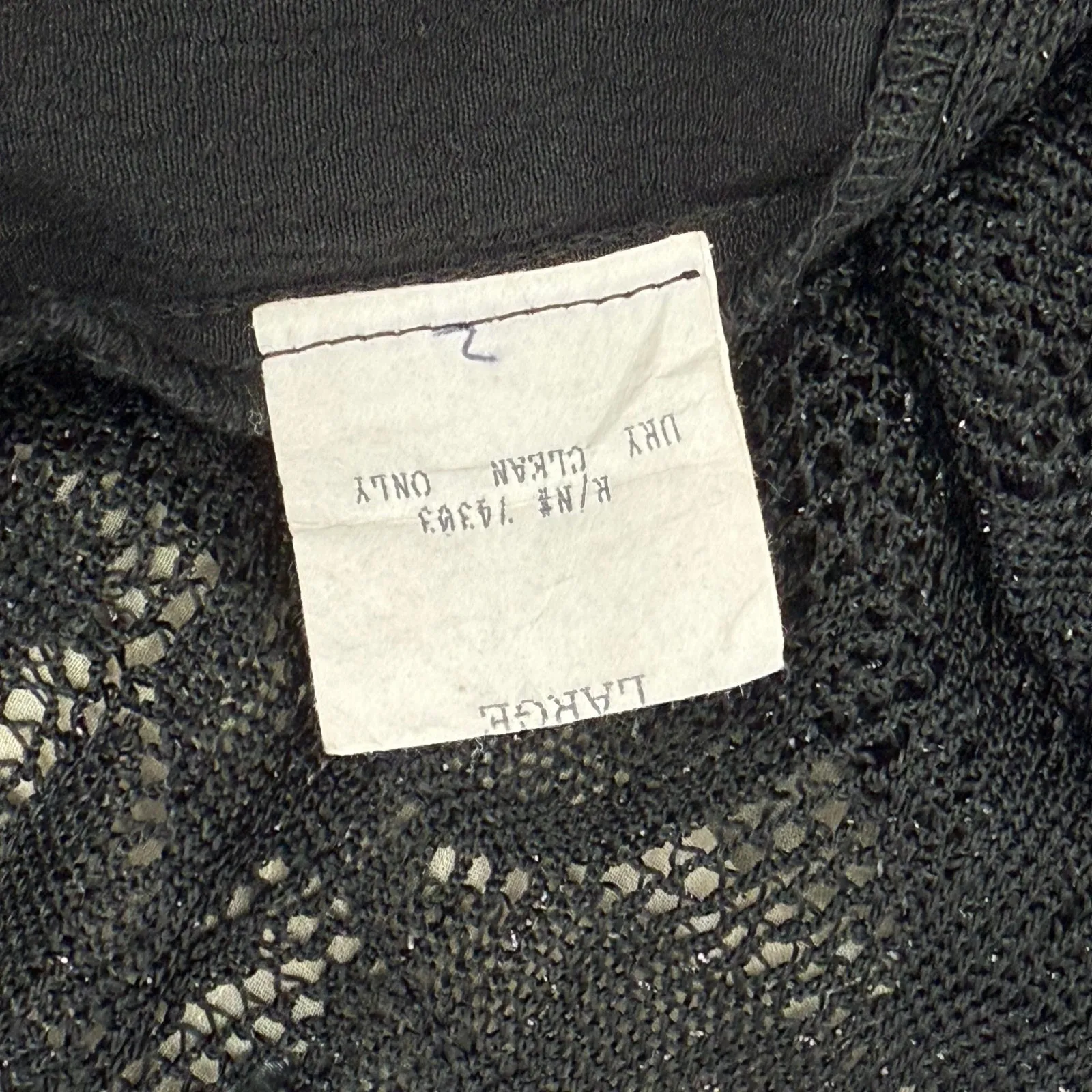 Spencer Alexis SA2 Large Kimono Silk Blend Lagenlook Art to Wear Boho Vintage Black - Image 12