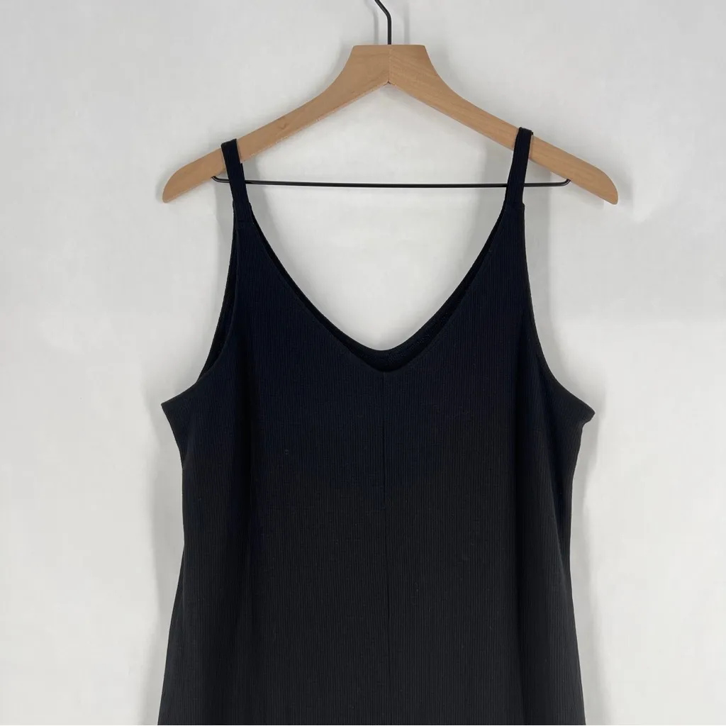 Athleta Wind Down Sleep V-Neck Romper Stretch Waffle Knit Relaxed Fit Stretch M - Image 9