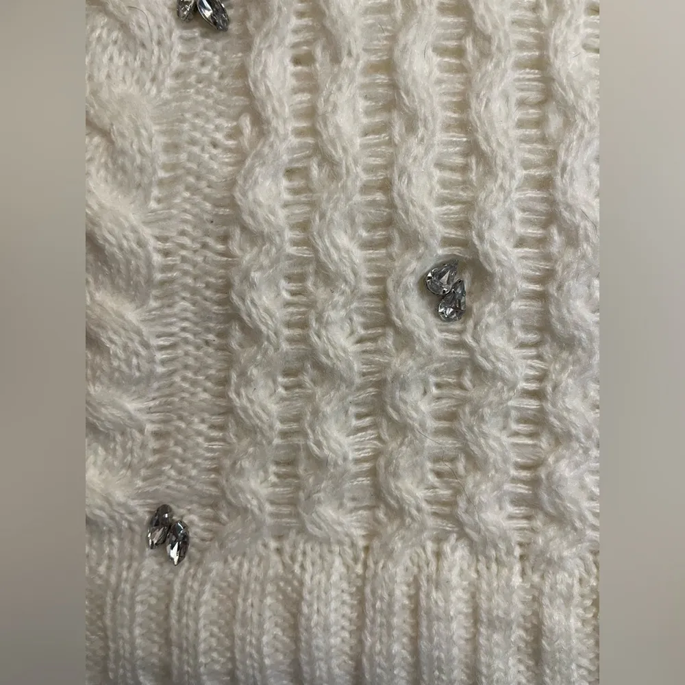 Dex cream embellished sweater Size M - Image 5