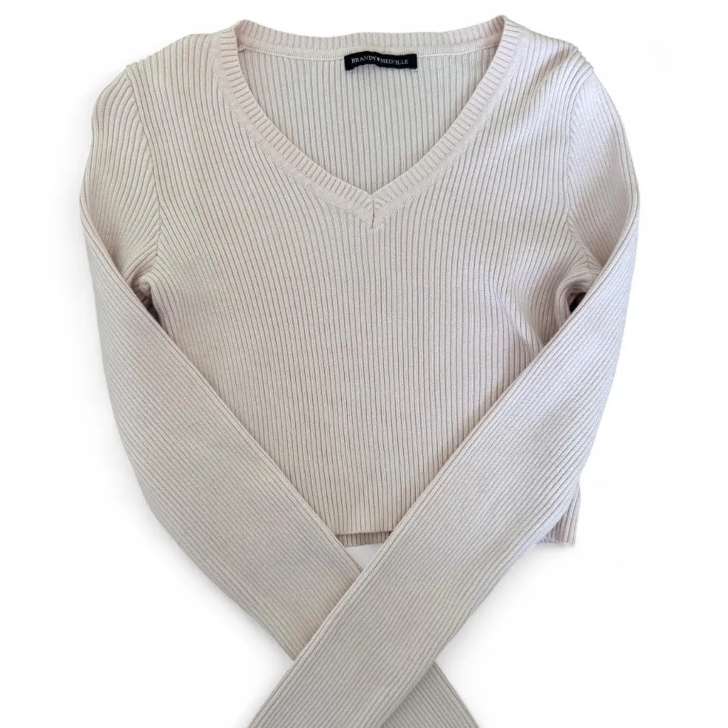 brandy melville milena cropped sweater / jumper - Image 4