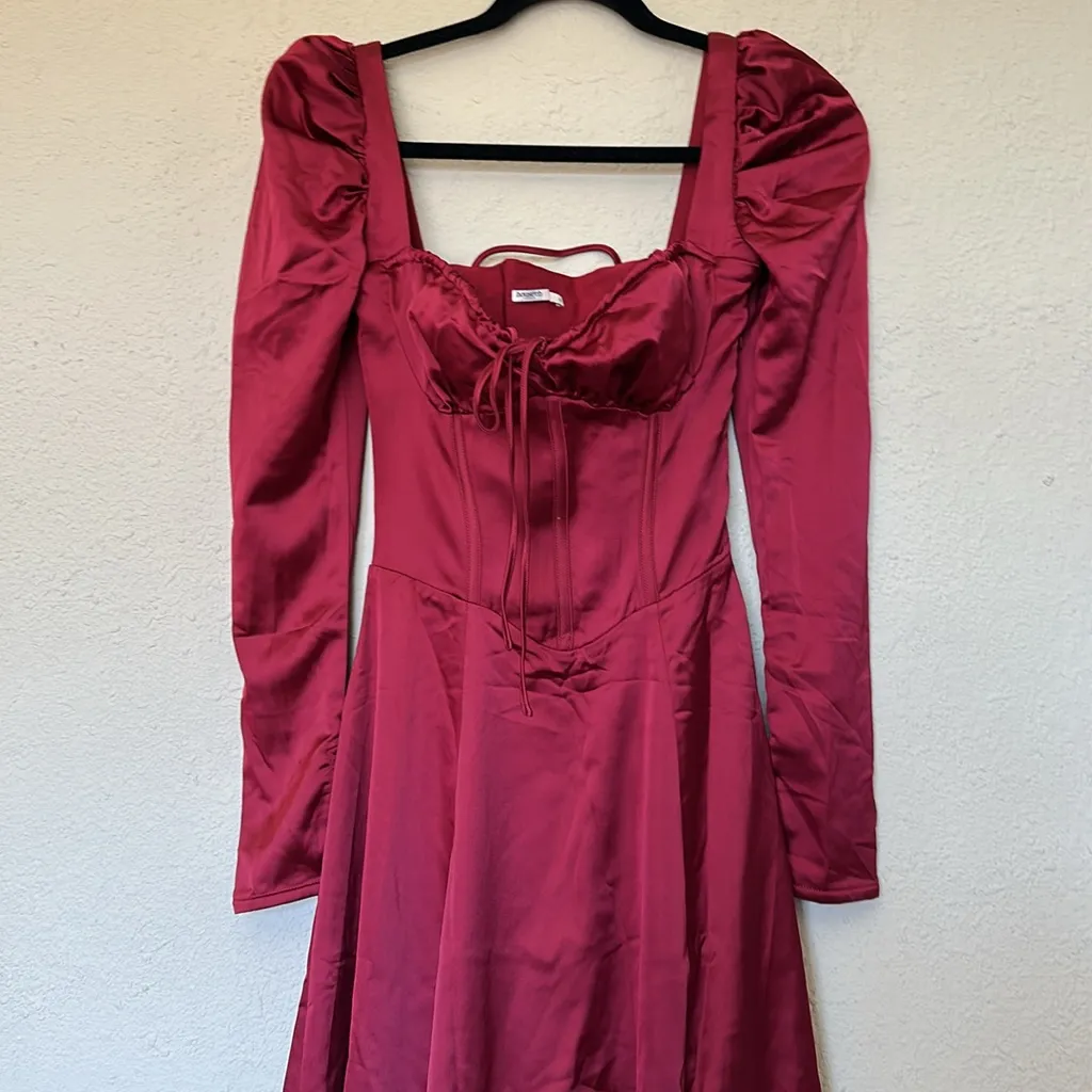HOUSE‎ OF CB 'Sebille' Ruby Corset Midi Dress NWOT size XS - Image 10