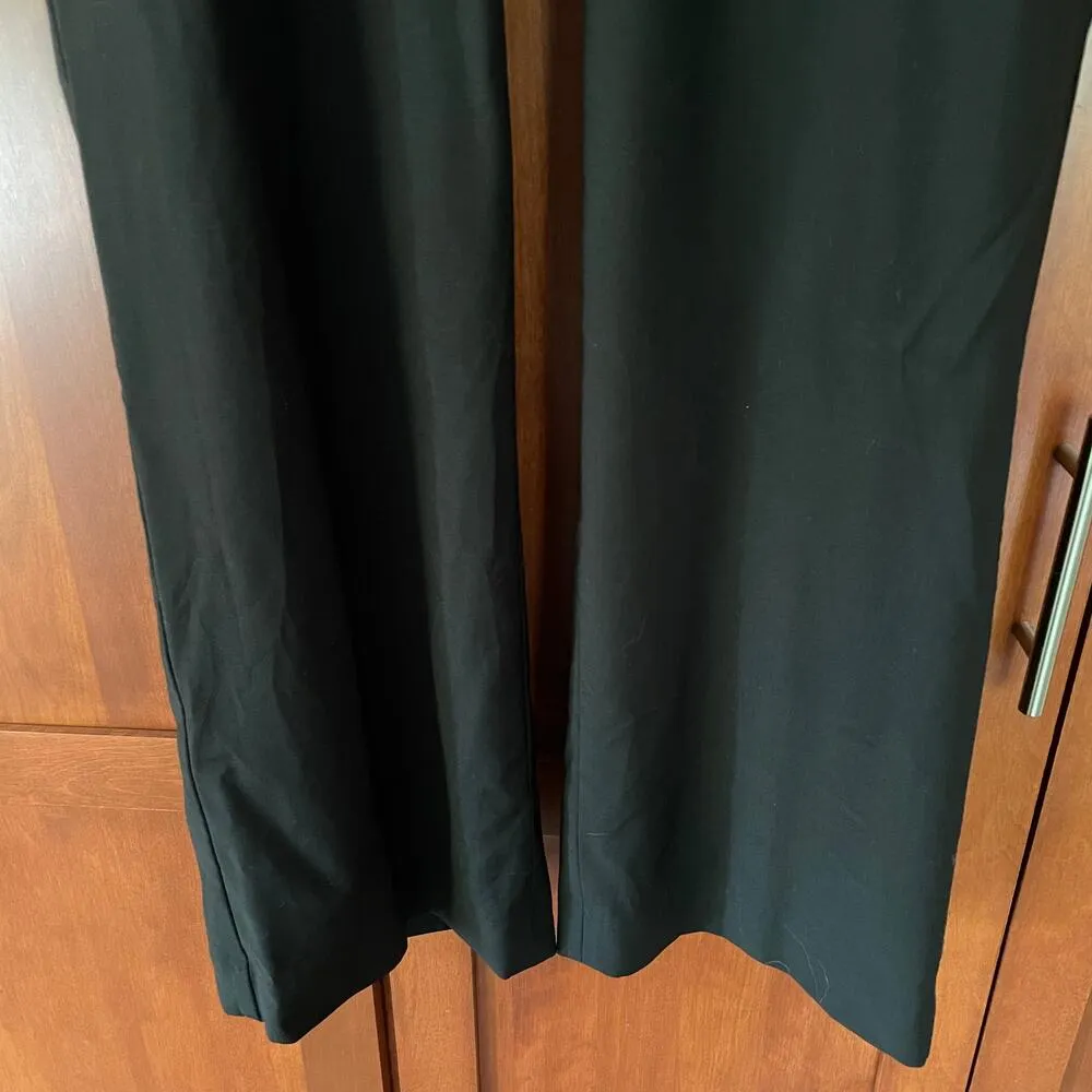 Dress Pants Trousers Wool Blend Black Curvy Fit Size 10 - Image 3