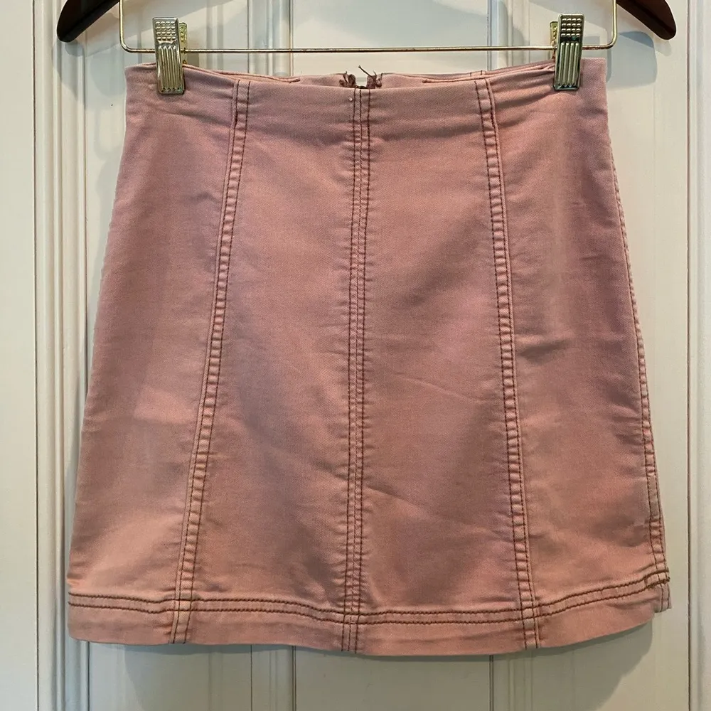 Free people “Modern Femme” blush skirt - Image 4
