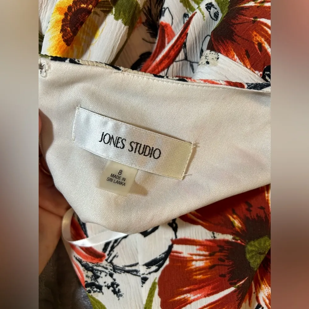 Fall Floral Romper Large Jones Studio - Image 4