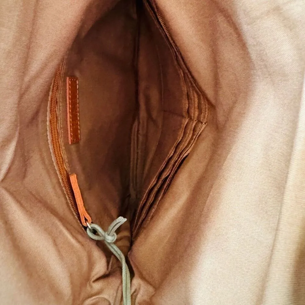 HOBO LAUREN CLUTCH LEATHER WRISTLET WALLET Sage Henna Luxury Leather, NWT Green - Image 14