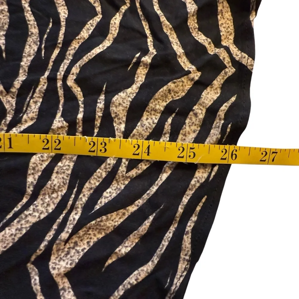 Torrid Ava Stretch Challis Wave Tiger Print Cami Tank Size 3X Animal Edgy Rocker - Image 10