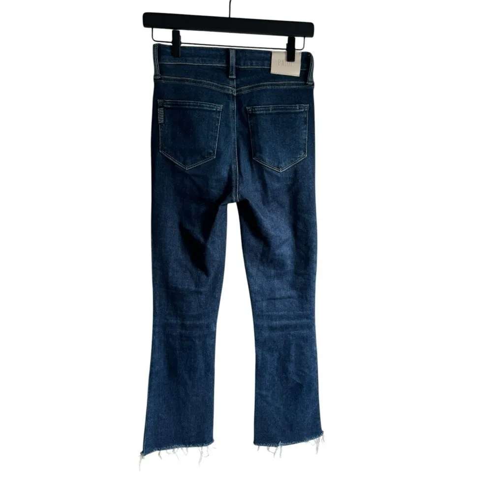 PAIGE Claudine 25 Seamed Raw‎ Hem Jeans- Sketchbook - Image 5