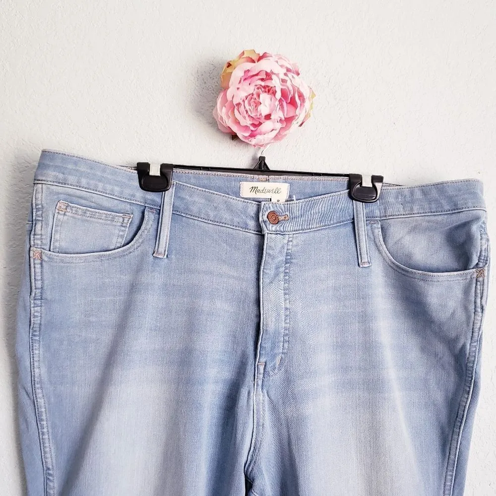 Madewell Plus Light Wash High Rise Roadtripper Jeggings - Image 5