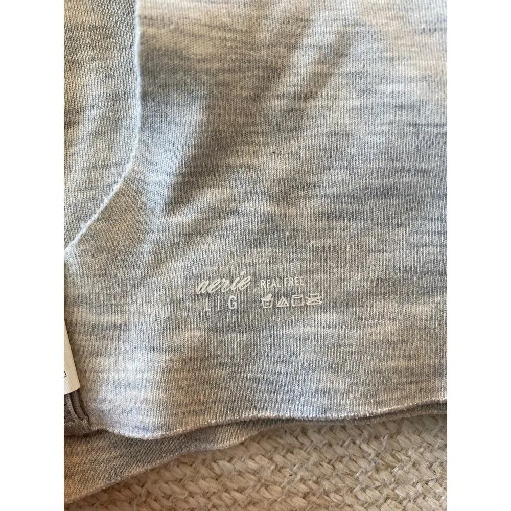 Aerie Women's Cotton Blend Bra Lightly Lined Adjustable Straps Gray Size L - Image 7