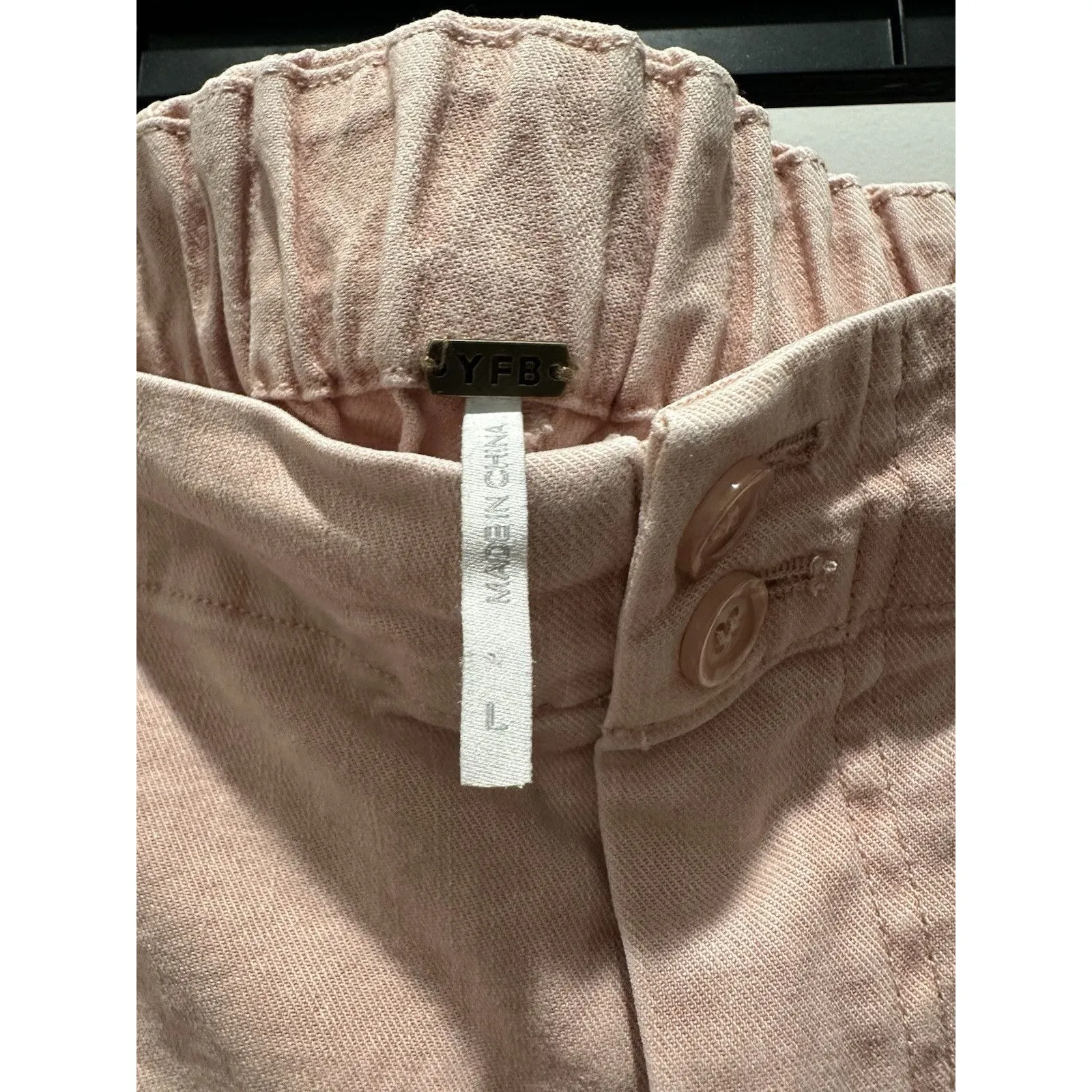 YFB Young Fabulous Broke Wide Leg Cotton Casual Trousers Size L Fits 10-12 Box B - Image 3