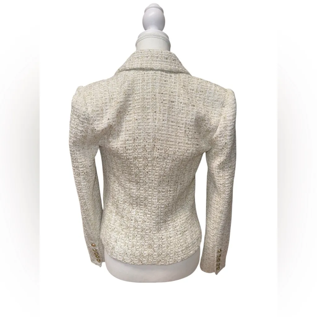 L’AGENCE Brooke Embossed Button Blazer-NWT-Sz 00 - Image 5