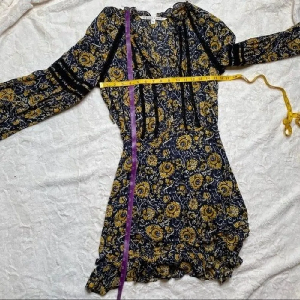 Veronica Beard Blue and Yellow Ida Dress Size 2 - Image 13