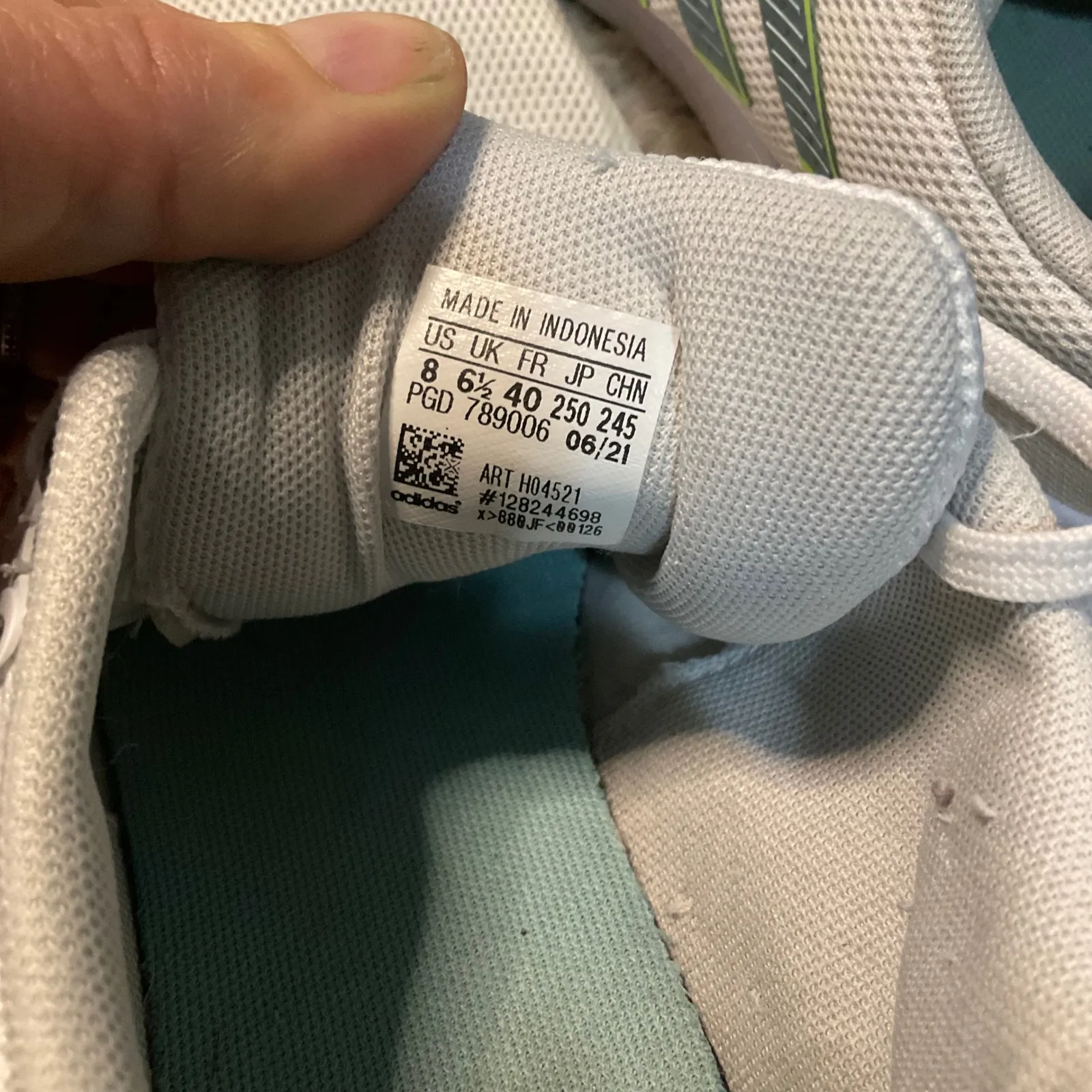 Adidas Runfalcon 2.0 Size 8 Running Shoes White Tennis Shoes‎ Athletic - Image 8