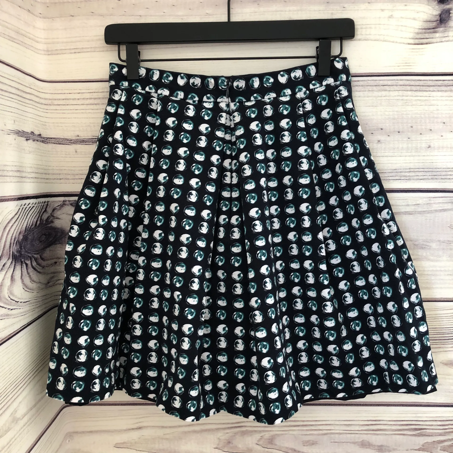Banana Republic Dot Pleated Flare Skirt - Image 4