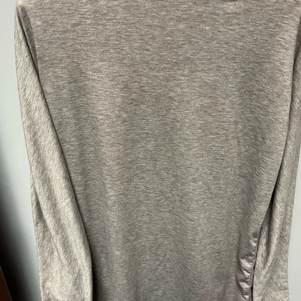 Long sleeve Henley top Tan Size L - Image 3
