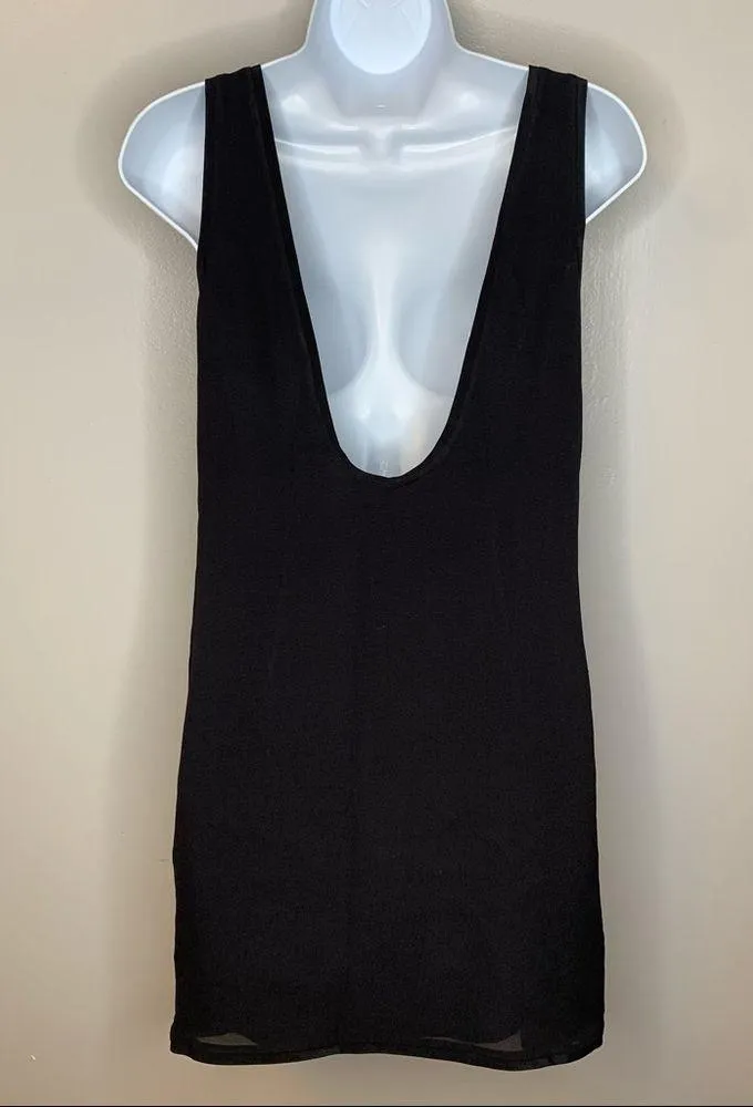 Tibi Chevron Silk Sequin Mini Dress Size 6 - Image 2