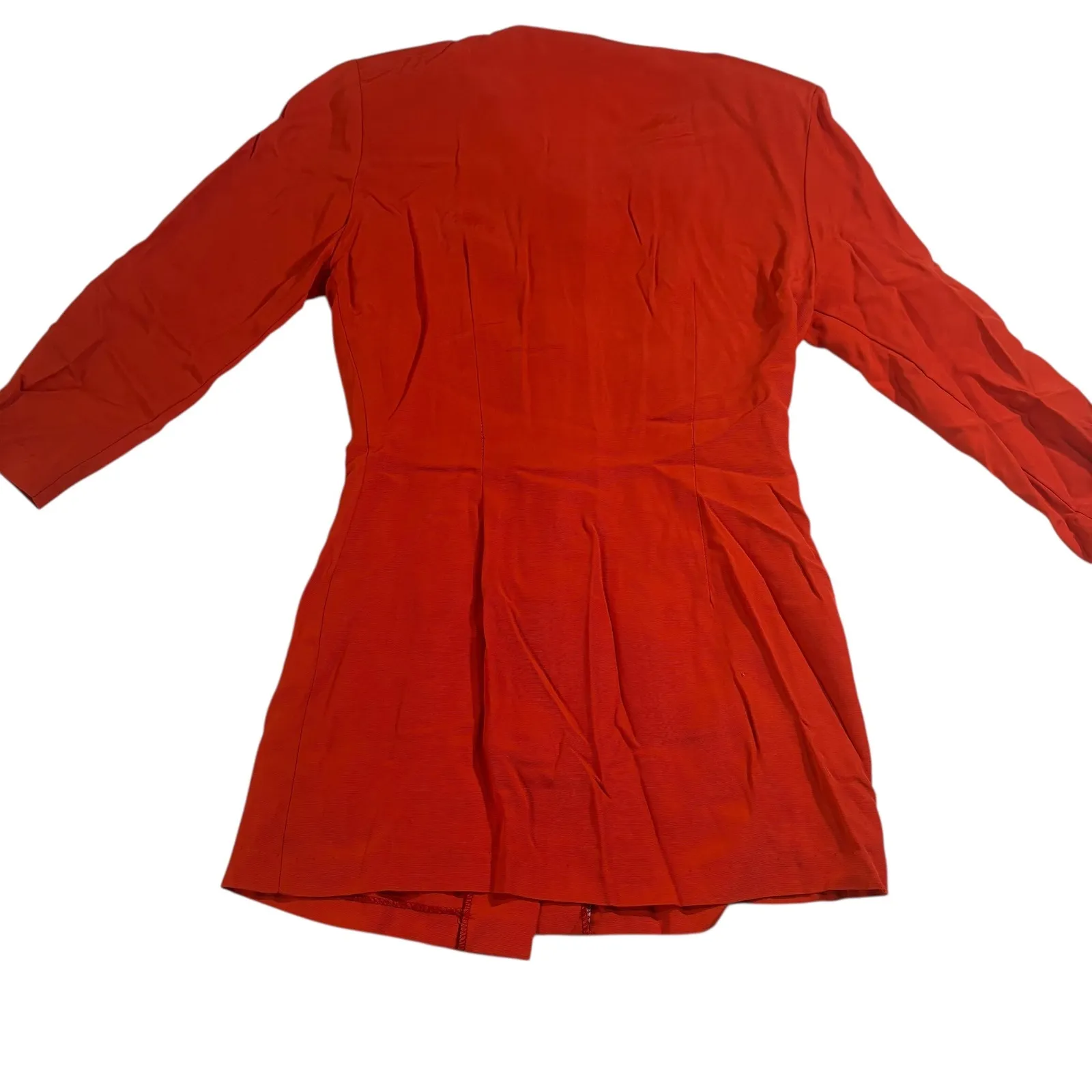 Michael Blair Vintage Button Down‎ Jacket Red Made in USA Size 5/6 - Image 2