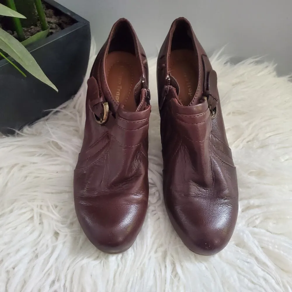 Bare Traps Glamour Brown Soft Leather Slip On Shoe Boots 6.5 - Image 2