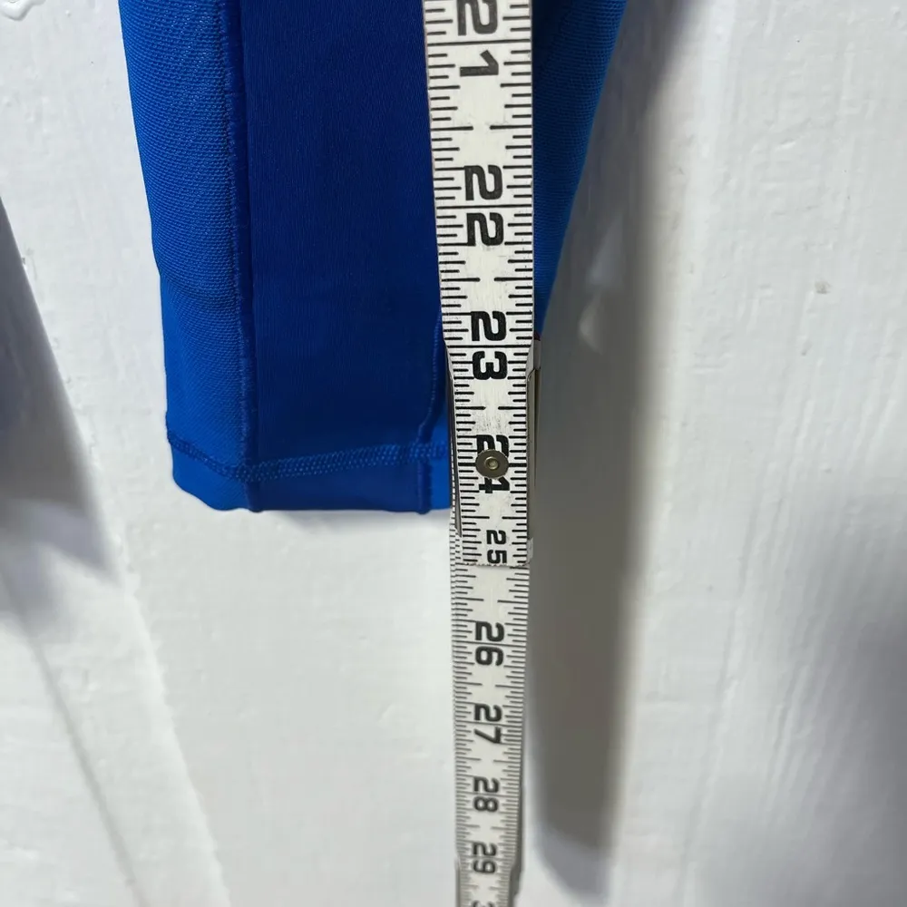 Ivy Park X Adidas Glory blue mesh inset high rise leggings womens XS - Image 13