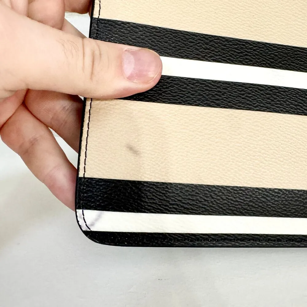 Kate Spade Shore Street Ottoman Stripe Tinie Wristlet Clutch Wallet - Image 4