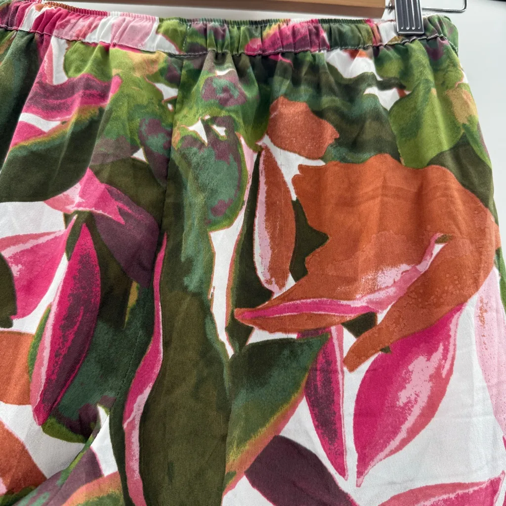 Tahari Pajama Set Women’s Size Small Leaf Print Button Shirt Pants Lounge‎ - Image 8