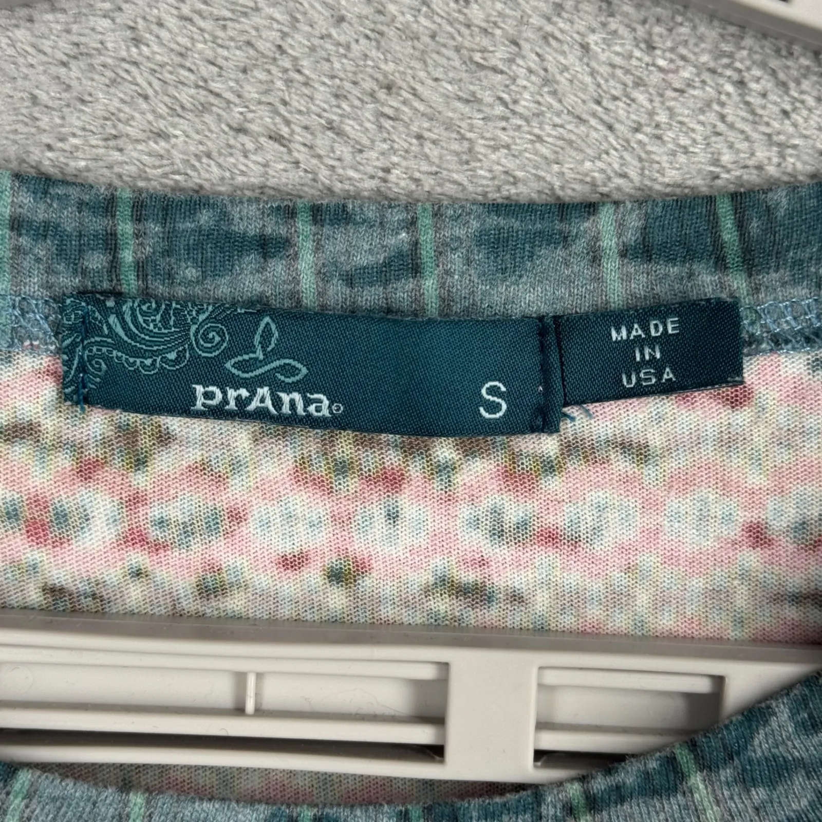 Prana Shirt Zig Zag Aztec Pullover Top Lightweight Boho Chic Outdoors Layering - Image 6