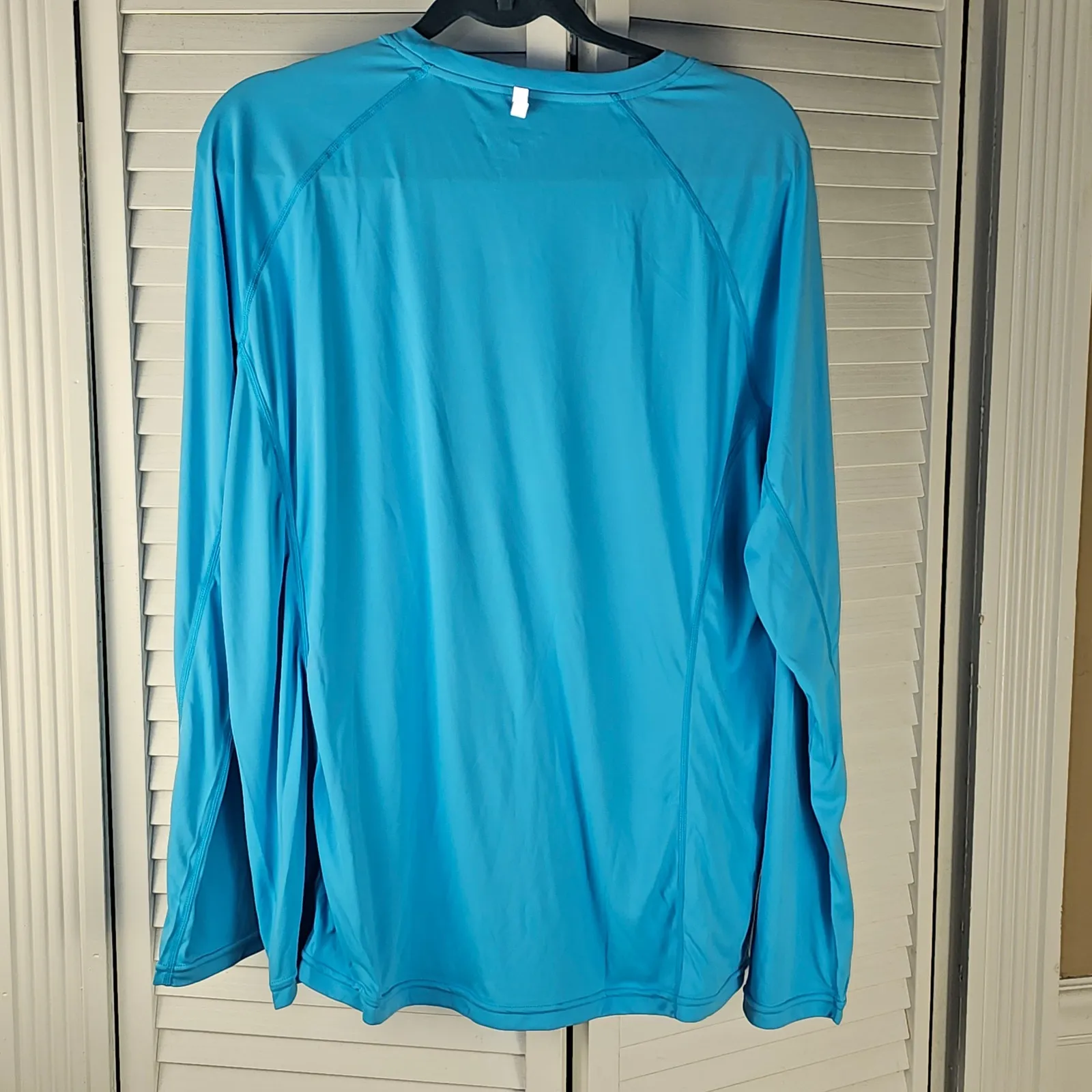 NWT Coolibar Womens Blue UPF 50+ Long‎ Sleeve Shirt Top XXL - Image 2