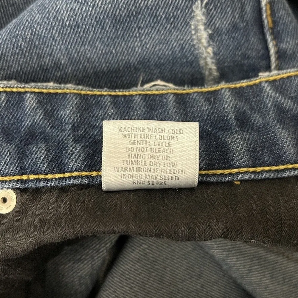 Carmar Jeans Women 6 28" Blue Ankle High Rise Frayed Casual Distressed Destroyed - Image 7