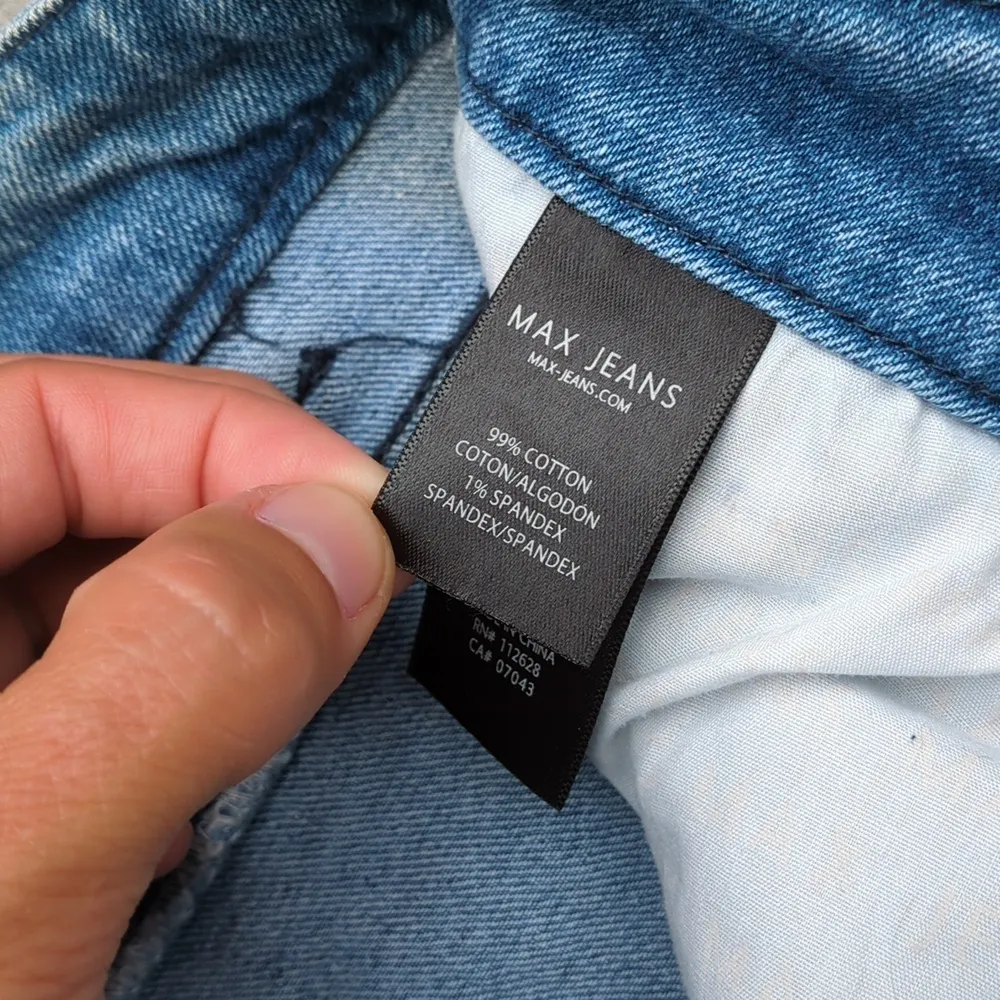 Max Jeans Medium Wash Mid Rise Denim Shorts | Max Jeans Mid Rise Jean Shorts - Image 7