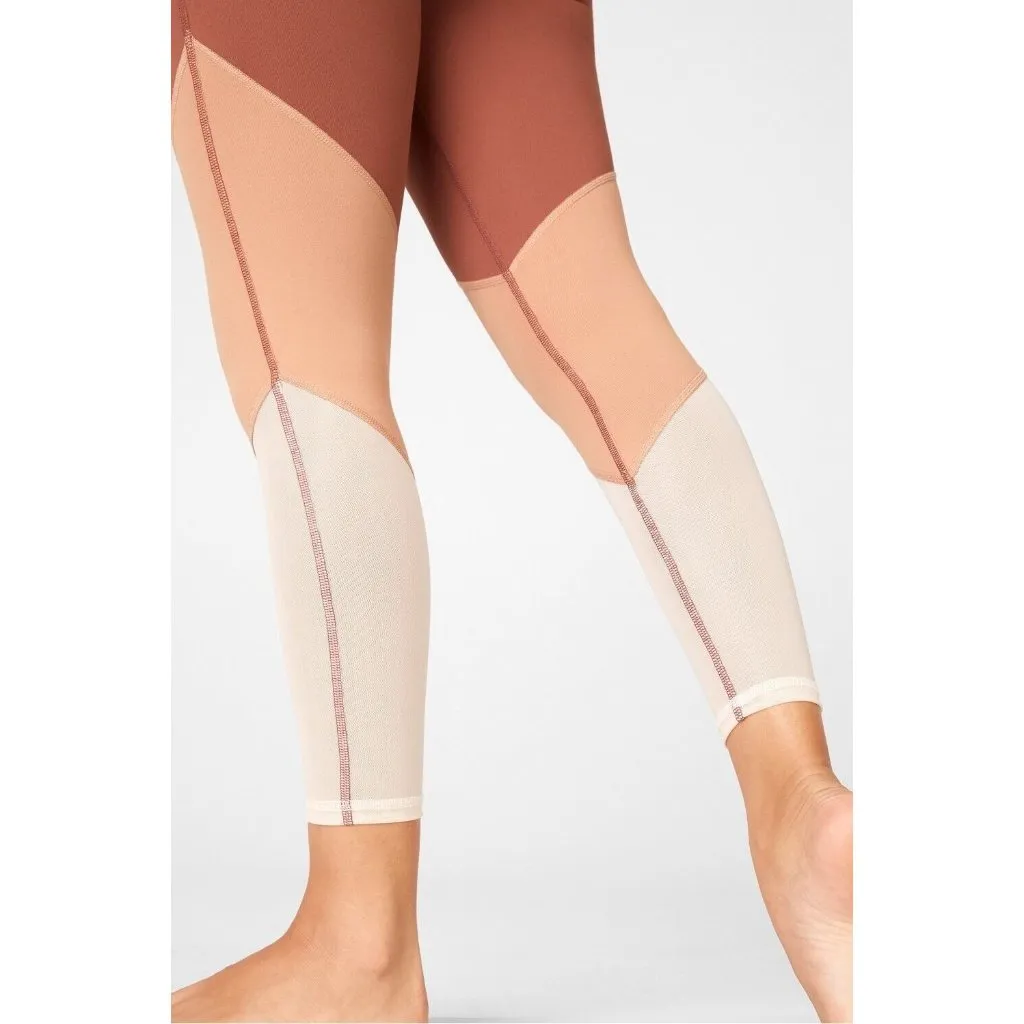 Fabletics Womens Leggings‎ Powerhold Zone High Waisted 7/8 Mesh Panel 1X - Image 3