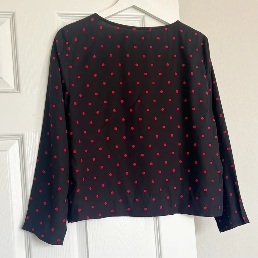 Reformation Arabella Polka Dot Pj Top - Image 3