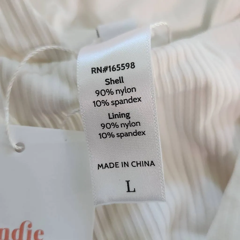 Andie Cream One-Piece Swimsuit NWT Large Cream Andie One Piece Swimwear - Image 10