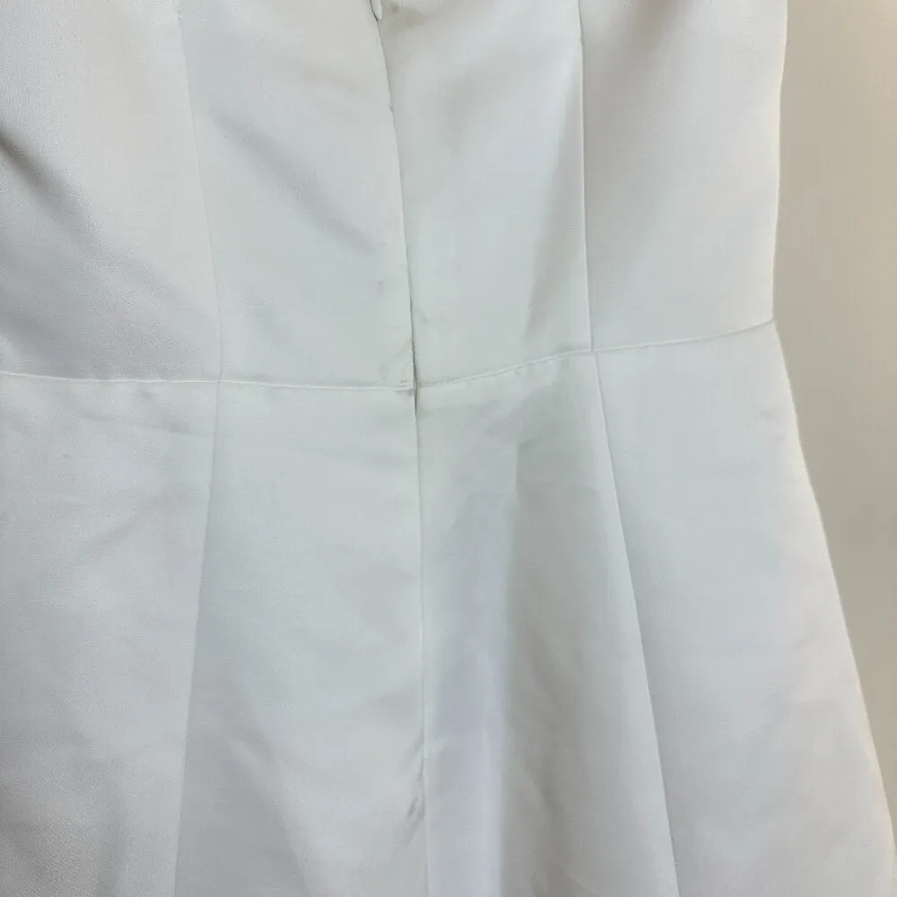 ELLIATT Amelie Square Neck Duchesse Satin Cocktail Minidress in Ivory Medium NWT - Image 11