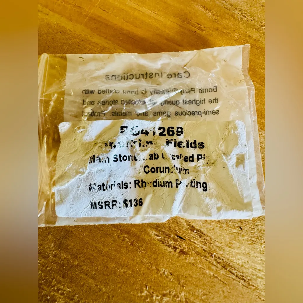 Bomb Party OG 2025 RG41269 Lab Pink Corundum on Rhodium Plating Sz 7. Silver - Image 4