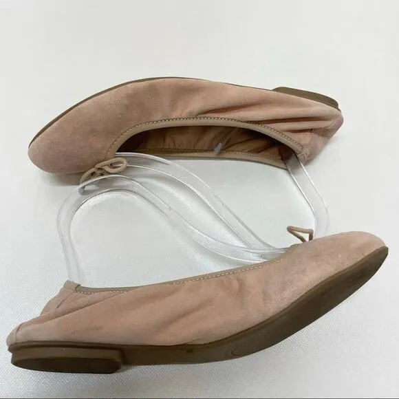 Steve Madden Nude Ballet Flats Size‎ 7.5 Suede - Image 6